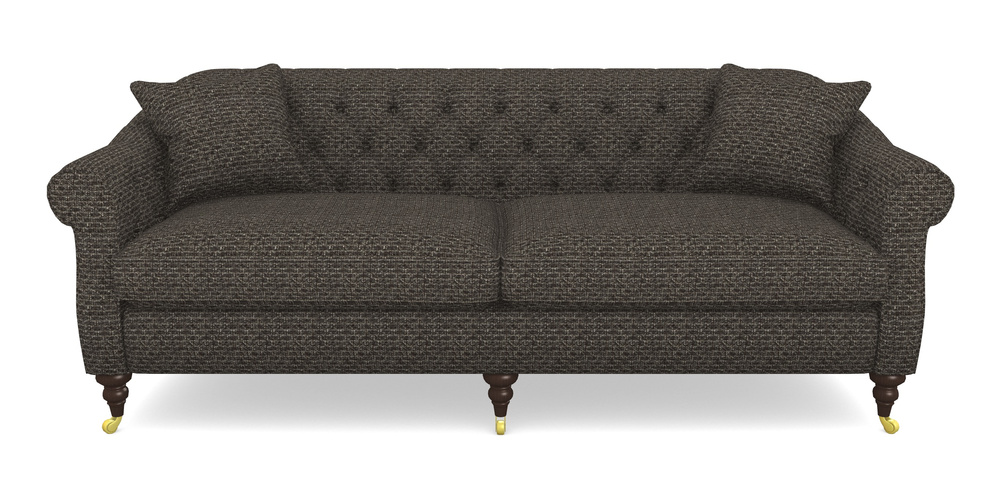 Product photograph of Abbotsbury 4 Seater Sofa In Cloth 20 - Design 3 - Chestnut Weave from Sofas and Stuff Limited