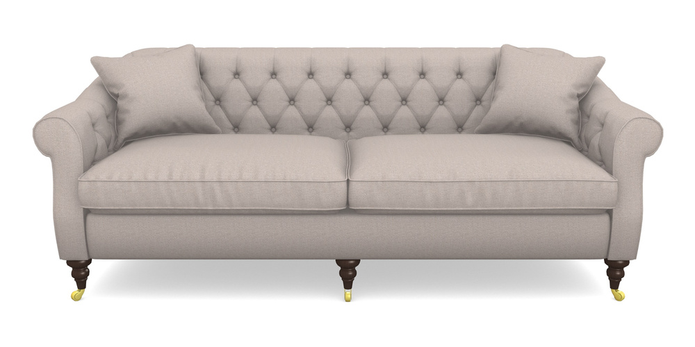 Product photograph of Abbotsbury 4 Seater Sofa In Eco Washable Cotton - Mink from Sofas and Stuff Limited