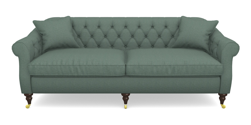Product photograph of Abbotsbury 4 Seater Sofa In Eco Washable Cotton - Mineral from Sofas and Stuff Limited