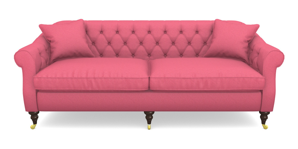 Product photograph of Abbotsbury 4 Seater Sofa In Eco Washable Cotton - Orchid from Sofas and Stuff Limited