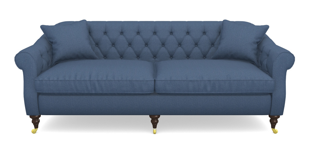 Product photograph of Abbotsbury 4 Seater Sofa In Eco Washable Cotton - Twilight from Sofas and Stuff Limited