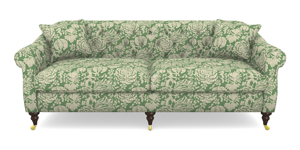 Product photograph of Abbotsbury 4 Seater Sofa In V A Brompton Collection - Flowering Kale - Basil from Sofas and Stuff Limited