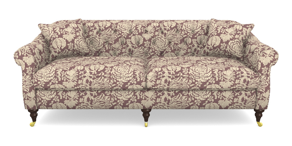 Product photograph of Abbotsbury 4 Seater Sofa In V A Brompton Collection - Flowering Kale - Cacao from Sofas and Stuff Limited