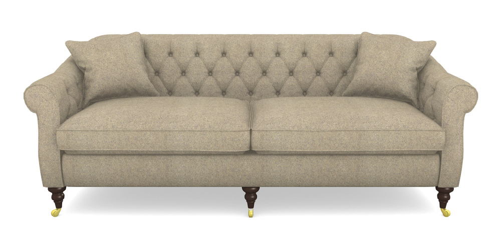 Product photograph of Abbotsbury 4 Seater Sofa In Cloth 22 Weaves - Grand Teton - Quartz from Sofas and Stuff Limited