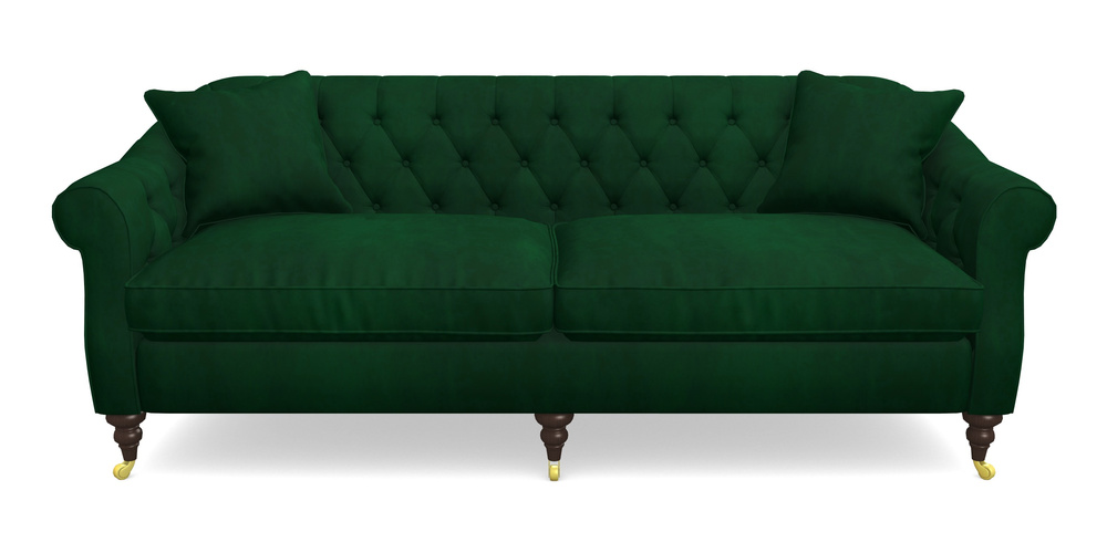 Product photograph of Abbotsbury 4 Seater Sofa In House Clever Velvet - Fern from Sofas and Stuff Limited