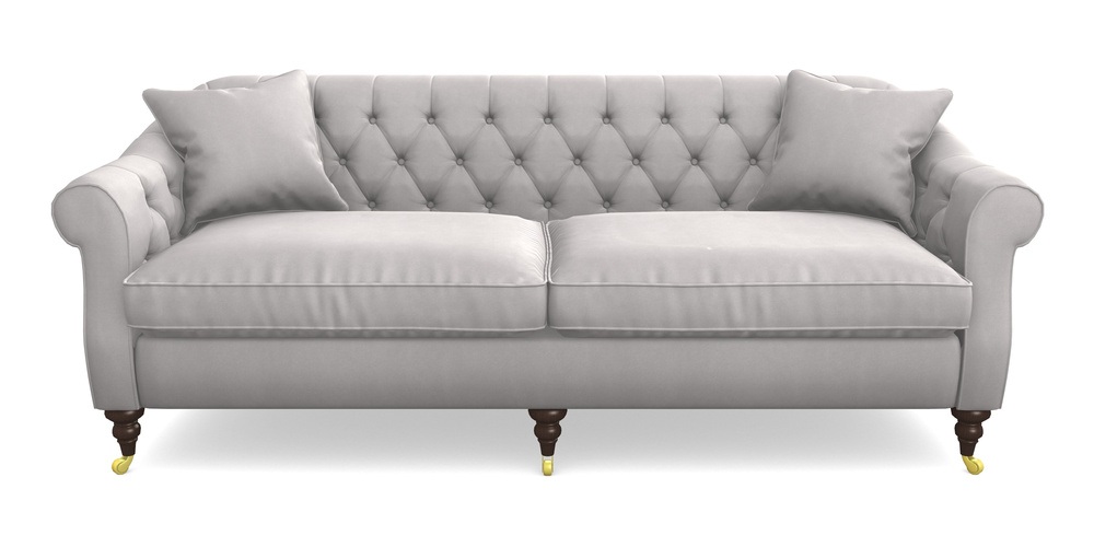 Product photograph of Abbotsbury 4 Seater Sofa In House Clever Velvet - Mist from Sofas and Stuff Limited