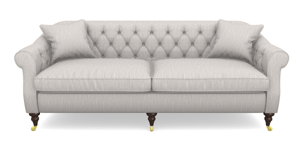 Product photograph of Abbotsbury 4 Seater Sofa In Herringbone - Oyster from Sofas and Stuff Limited