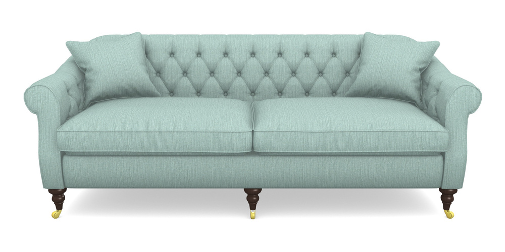 Product photograph of Abbotsbury 4 Seater Sofa In Herringbone - Reef from Sofas and Stuff Limited