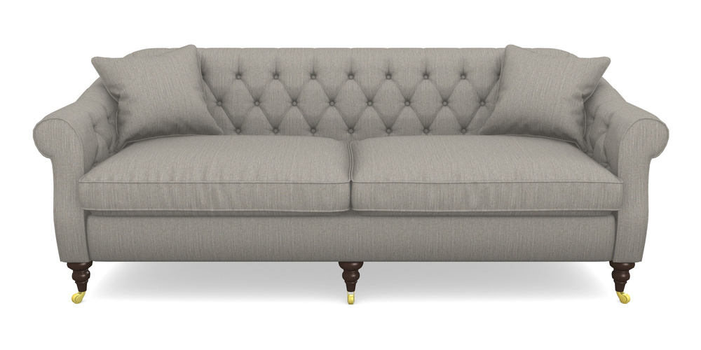 Product photograph of Abbotsbury 4 Seater Sofa In Herringbone - Shadow from Sofas and Stuff Limited