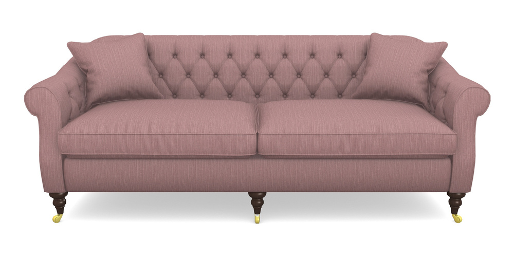 Product photograph of Abbotsbury 4 Seater Sofa In Herringbone - Thistle from Sofas and Stuff Limited