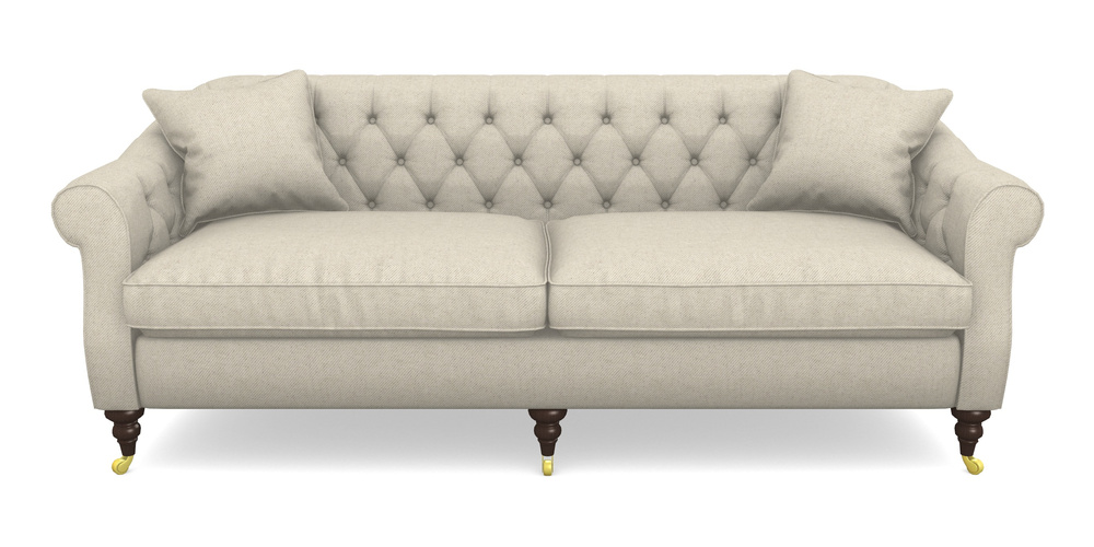 Product photograph of Abbotsbury 4 Seater Sofa In House Linen 1 - Natural from Sofas and Stuff Limited