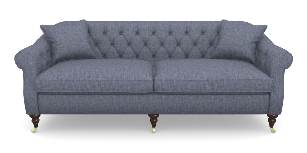 Product photograph of Abbotsbury 4 Seater Sofa In House Plain - Denim from Sofas and Stuff Limited