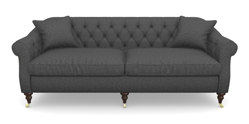 Product photograph of Abbotsbury 4 Seater Sofa In House Wool - Slate from Sofas and Stuff Limited