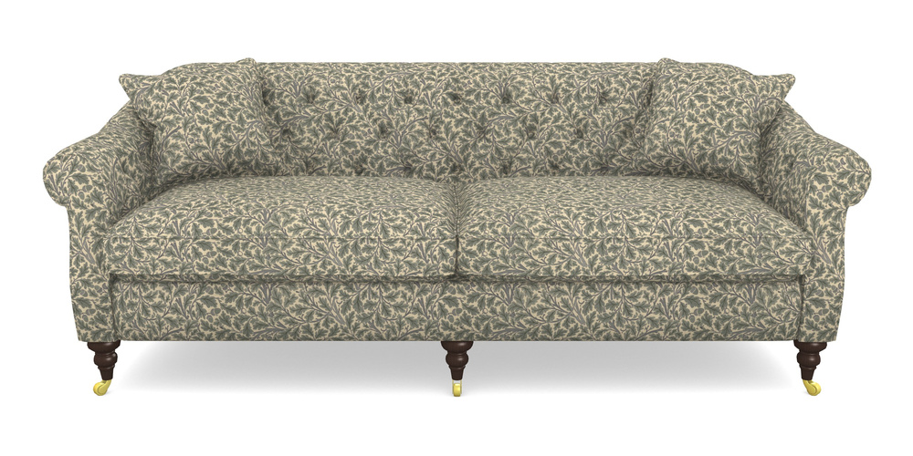 Product photograph of Abbotsbury 4 Seater Sofa In V A Drawn From Nature Collection - Oak Tree - Duck Egg from Sofas and Stuff Limited