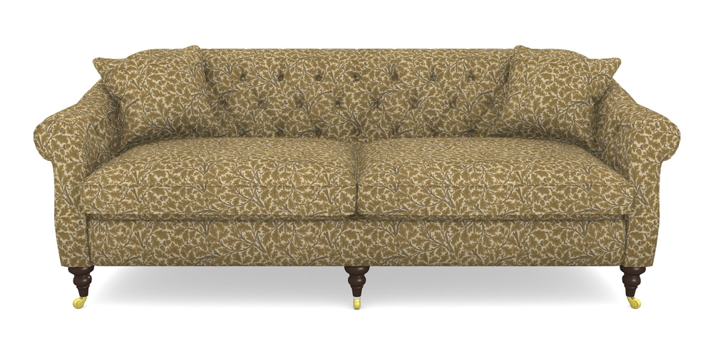 Product photograph of Abbotsbury 4 Seater Sofa In V A Drawn From Nature Collection - Oak Tree - Gold from Sofas and Stuff Limited