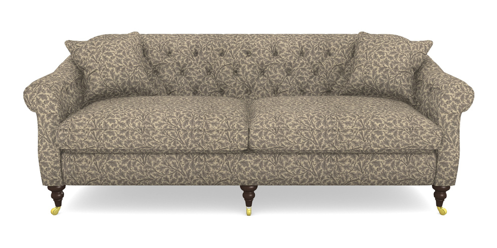 Product photograph of Abbotsbury 4 Seater Sofa In V A Drawn From Nature Collection - Oak Tree - Grey from Sofas and Stuff Limited