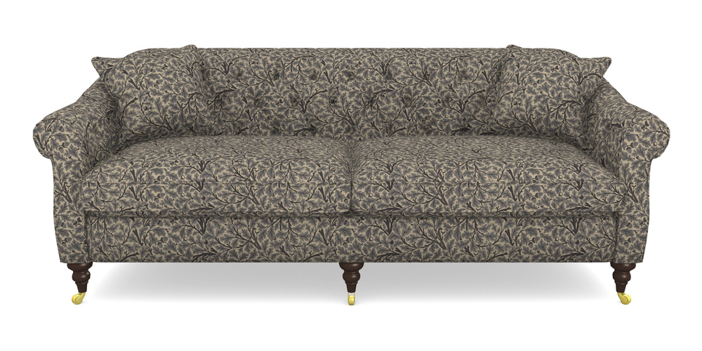Product photograph of Abbotsbury 4 Seater Sofa In V A Drawn From Nature Collection - Oak Tree - Navy from Sofas and Stuff Limited