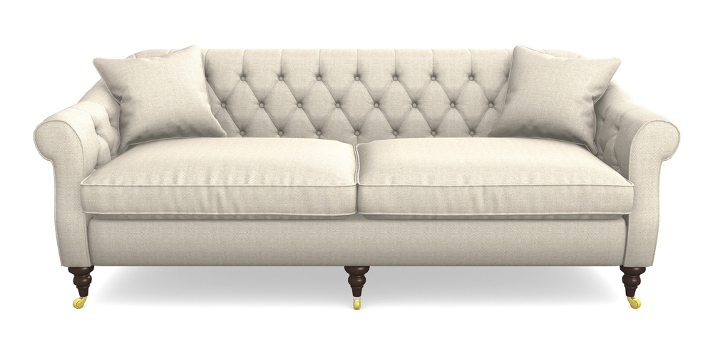 Product photograph of Abbotsbury 4 Seater Sofa In Sole Linen - Natural from Sofas and Stuff Limited