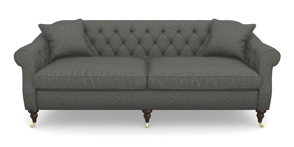 Product photograph of Abbotsbury 4 Seater Sofa In Soft Wool - Armour from Sofas and Stuff Limited