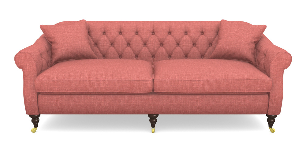 Product photograph of Abbotsbury 4 Seater Sofa In Tough As Houses - Dusky Rose from Sofas and Stuff Limited