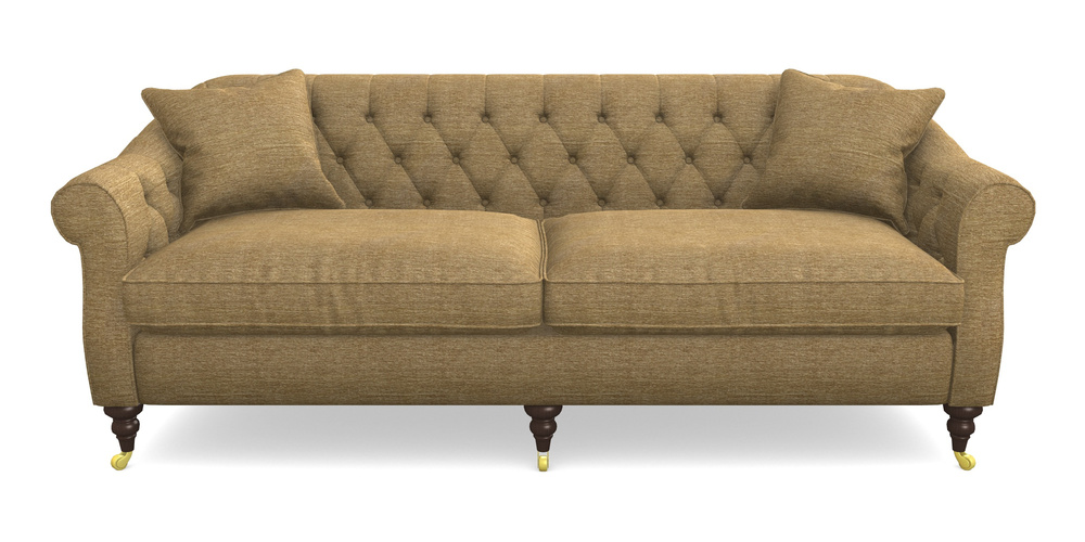 Product photograph of Abbotsbury 4 Seater Sofa In Textured Velvet - Balsa from Sofas and Stuff Limited