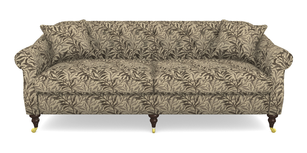 Product photograph of Abbotsbury 4 Seater Sofa In V A Drawn From Nature - Willow Bough Large - Brown from Sofas and Stuff Limited