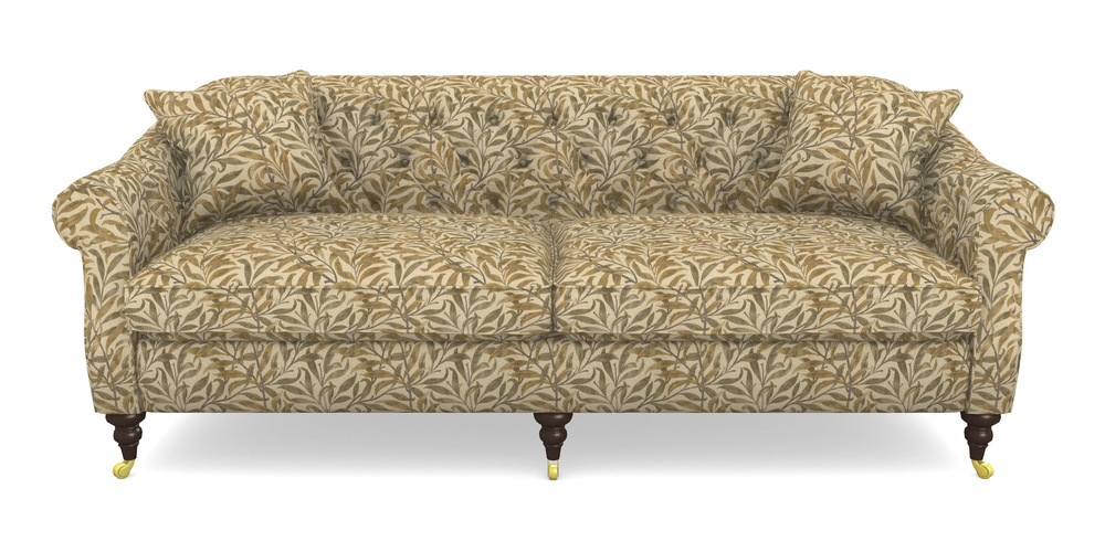 Product photograph of Abbotsbury 4 Seater Sofa In V A Drawn From Nature - Willow Bough Large - Gold from Sofas and Stuff Limited