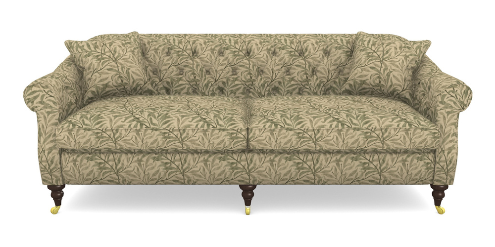 Product photograph of Abbotsbury 4 Seater Sofa In V A Drawn From Nature - Willow Bough Large - Light Green from Sofas and Stuff Limited