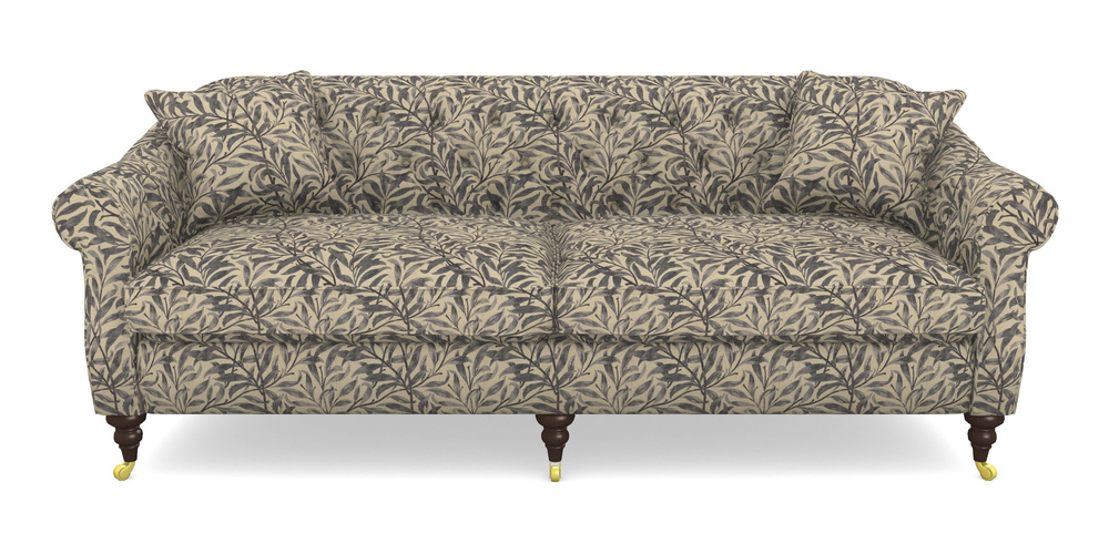Product photograph of Abbotsbury 4 Seater Sofa In V A Drawn From Nature - Willow Bough Large - Navy from Sofas and Stuff Limited