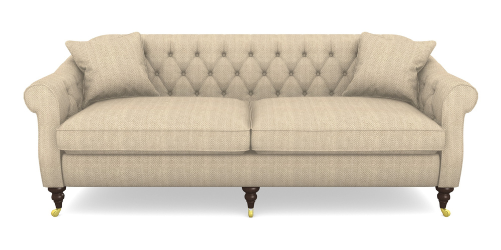 Product photograph of Abbotsbury 4 Seater Sofa In Cloth 22 Weaves - White Sands Linen - Chalk from Sofas and Stuff Limited