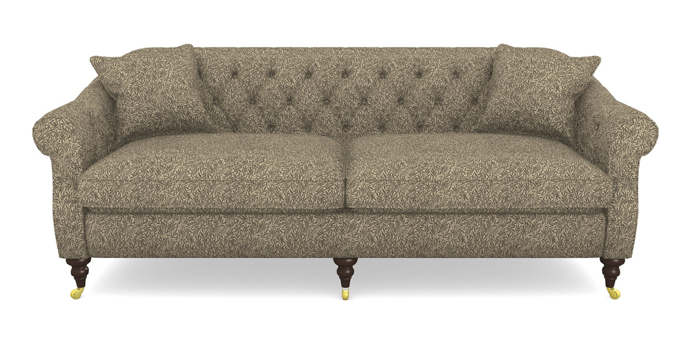 Product photograph of Abbotsbury 4 Seater Sofa In V A Drawn From Nature Collection - Willow - Brown from Sofas and Stuff Limited