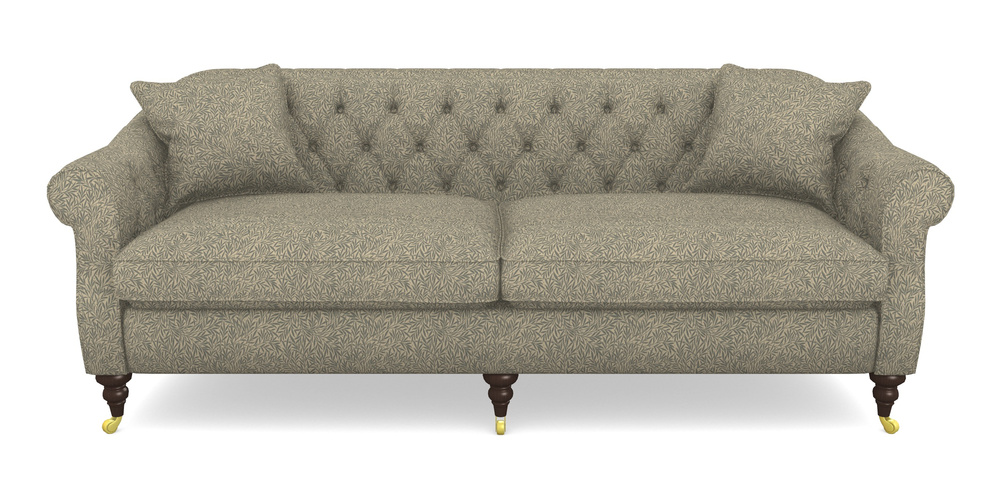 Product photograph of Abbotsbury 4 Seater Sofa In V A Drawn From Nature Collection - Willow - Duck Egg from Sofas and Stuff Limited