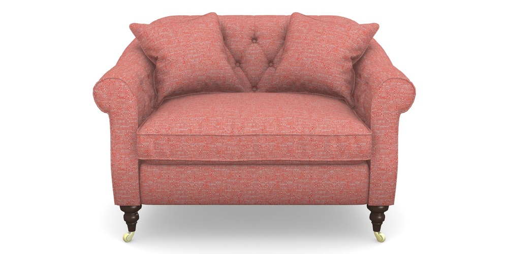 Product photograph of Abbotsbury Snuggler In Aqua Clean Hove - Chilli from Sofas and Stuff Limited