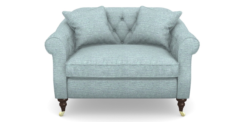 Product photograph of Abbotsbury Snuggler In Aqua Clean Hove - Duck Egg from Sofas and Stuff Limited