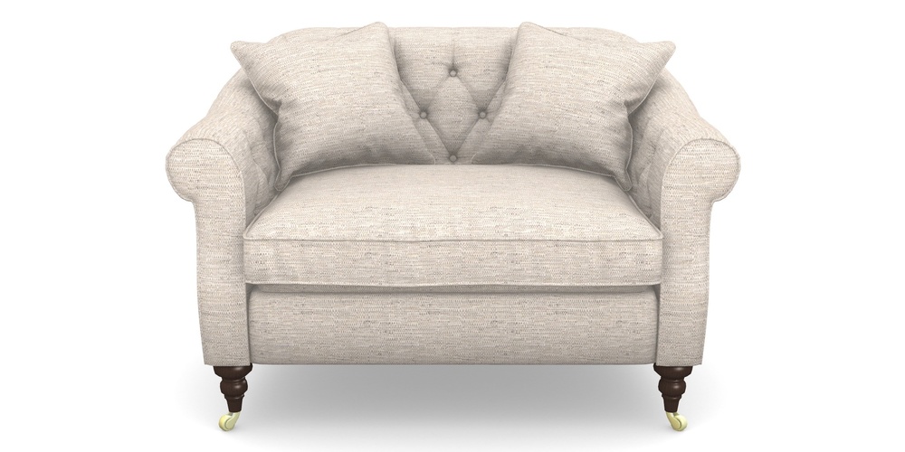 Product photograph of Abbotsbury Snuggler In Aqua Clean Hove - Oatmeal from Sofas and Stuff Limited