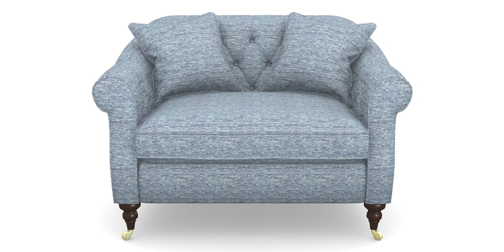 Product photograph of Abbotsbury Snuggler In Aqua Clean Oban - Denim from Sofas and Stuff Limited