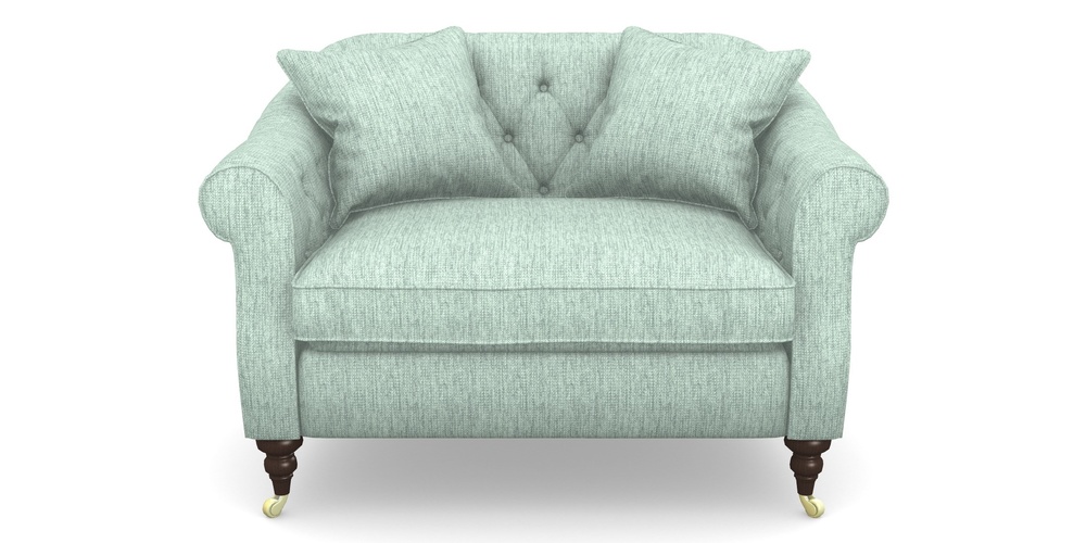Product photograph of Abbotsbury Snuggler In Aqua Clean Tenby - Duck Egg from Sofas and Stuff Limited