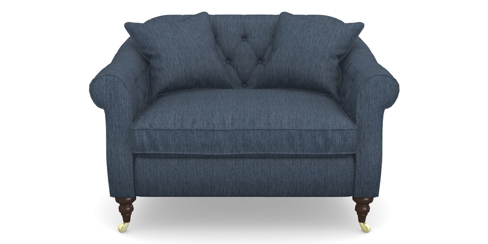 Product photograph of Abbotsbury Snuggler In Aqua Clean Tenby - Navy from Sofas and Stuff Limited