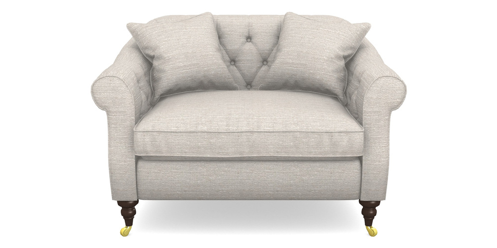 Product photograph of Abbotsbury Snuggler In Brussels Linen - Linen from Sofas and Stuff Limited