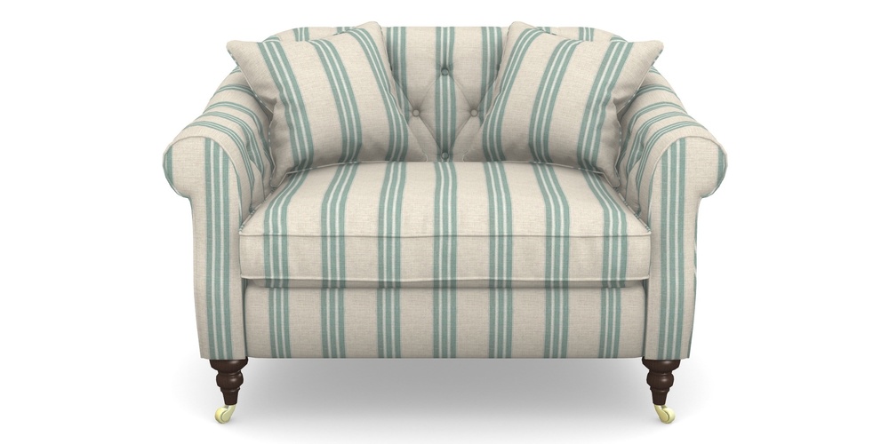 Product photograph of Abbotsbury Snuggler In Cloth 18 Stripes - Bengal - Basil from Sofas and Stuff Limited