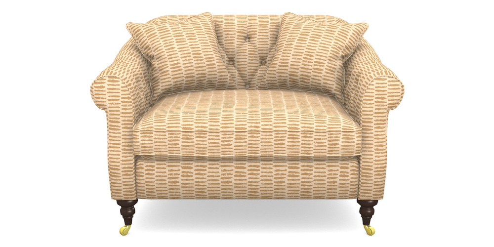 Product photograph of Abbotsbury Snuggler In Cloth 18 - Daub - Fudge from Sofas and Stuff Limited