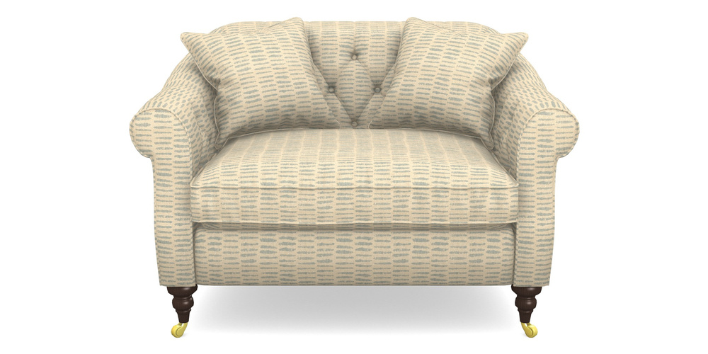 Product photograph of Abbotsbury Snuggler In Cloth 18 - Daub - Monsoon from Sofas and Stuff Limited