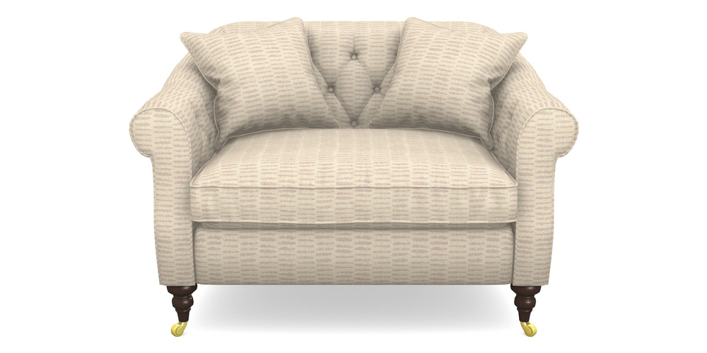 Product photograph of Abbotsbury Snuggler In Cloth 18 - Daub - Rose from Sofas and Stuff Limited