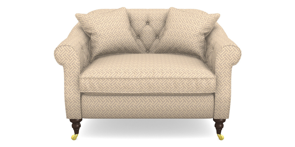 Product photograph of Abbotsbury Snuggler In Cloth 18 - Key - Berry from Sofas and Stuff Limited