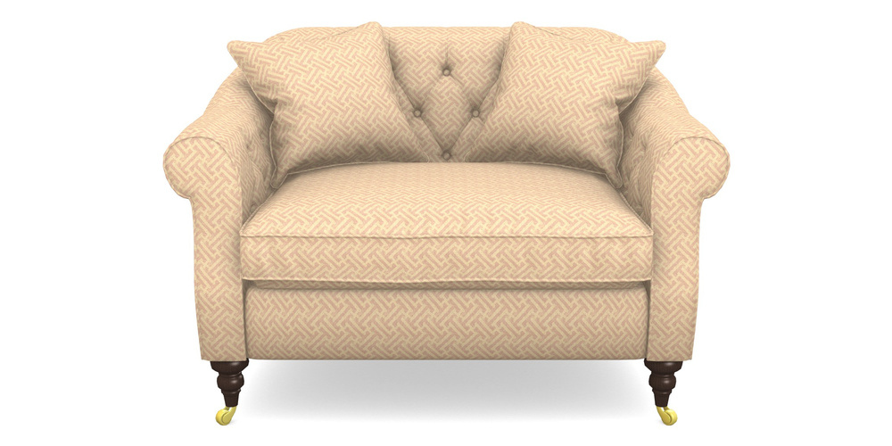 Product photograph of Abbotsbury Snuggler In Cloth 18 - Key - Rose from Sofas and Stuff Limited