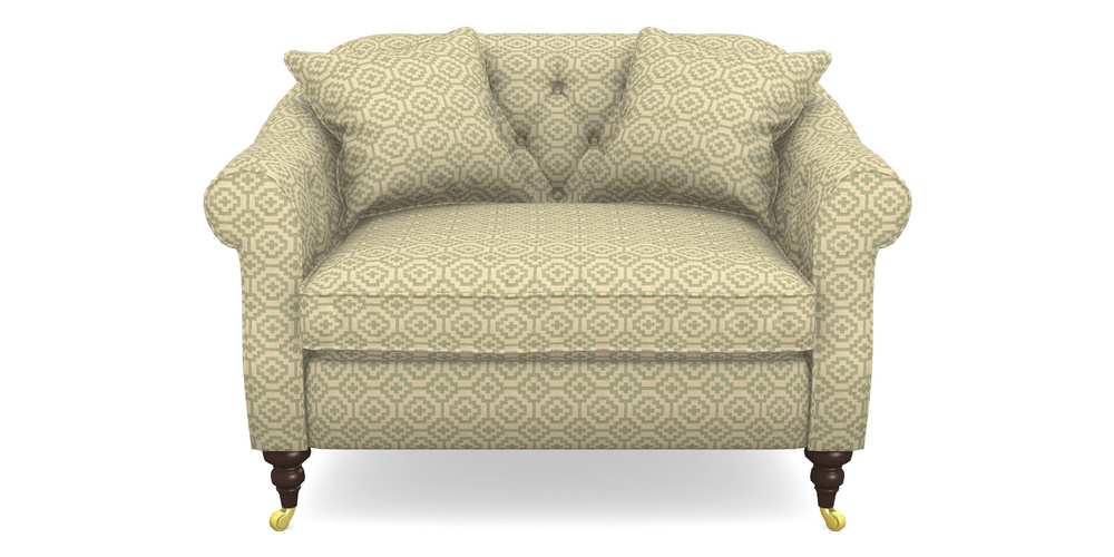 Product photograph of Abbotsbury Snuggler In Cloth 18 - Tile - Fennel from Sofas and Stuff Limited