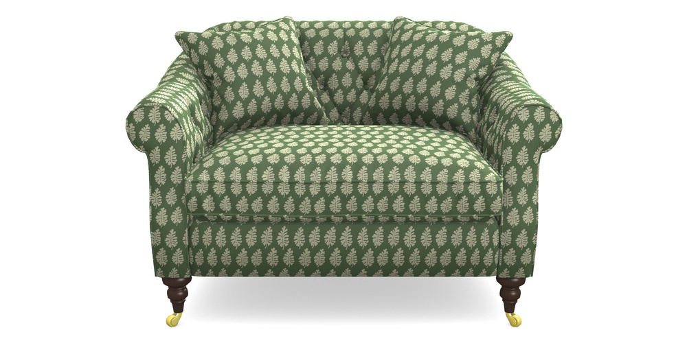 Product photograph of Abbotsbury Snuggler In Cloth 21 - Oak Leaf - Forest from Sofas and Stuff Limited