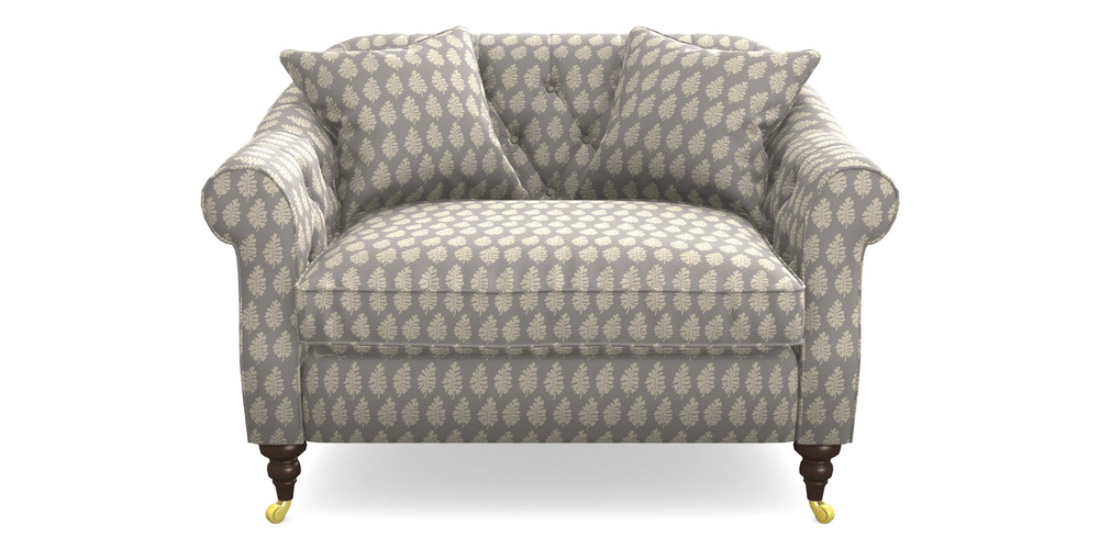 Product photograph of Abbotsbury Snuggler In Cloth 21 - Oak Leaf - Magnesium from Sofas and Stuff Limited