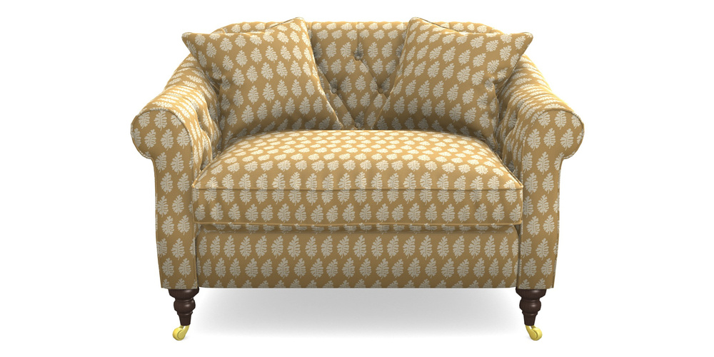 Product photograph of Abbotsbury Snuggler In Cloth 21 - Oak Leaf - Quince from Sofas and Stuff Limited