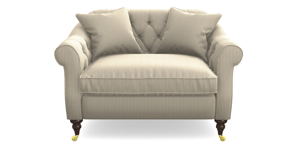 Product photograph of Abbotsbury Snuggler In Cloth 21 - Simple Stripe - Beech from Sofas and Stuff Limited